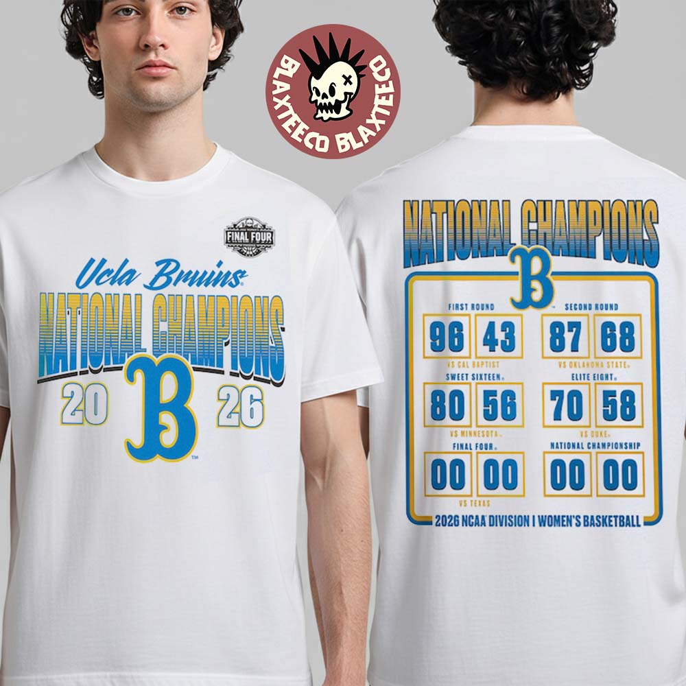 UCLA Bruins Women's Basketball 2026 NCAA National - Adult & Kids T-Shirts, Sweatshirts & Hoodies apparel design preview 1
