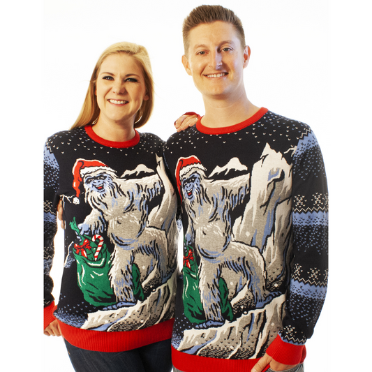 Yeti Santa | For Men & Women | Unisex Sizing Ugly Christmas Sweater - Holiday Gift product image