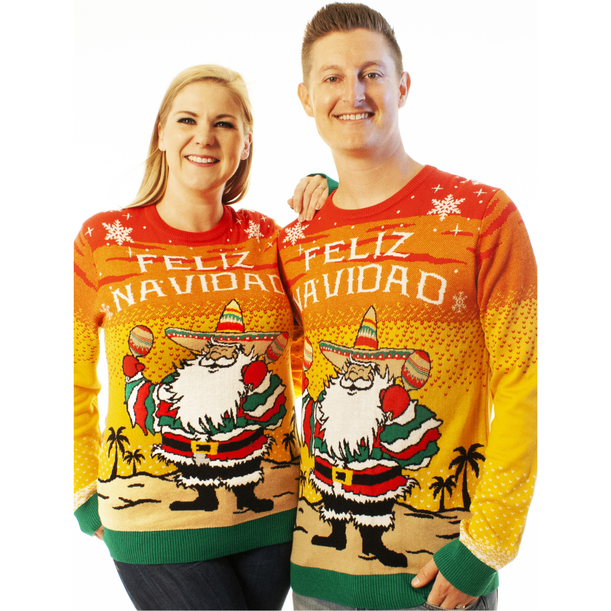 Feliz Navidad | For Men & Women | Unisex Sizing Ugly Christmas Sweater - Holiday Gift product image