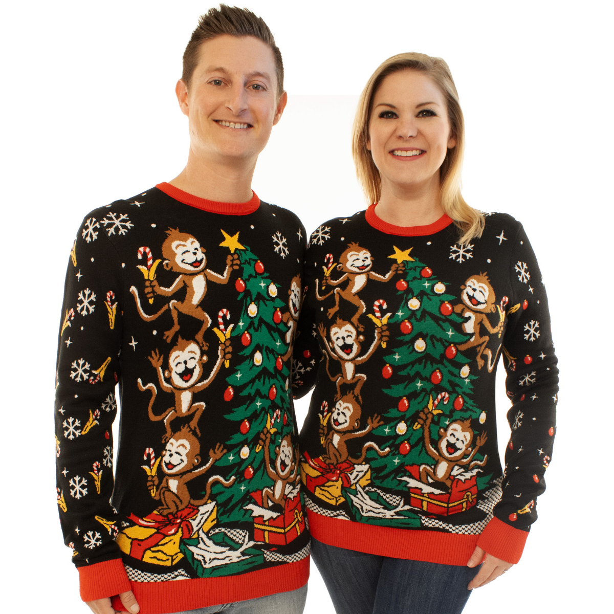 Spider Monkeys | For Men & Women | Unisex Sizing Ugly Christmas Sweater - Holiday Gift product image