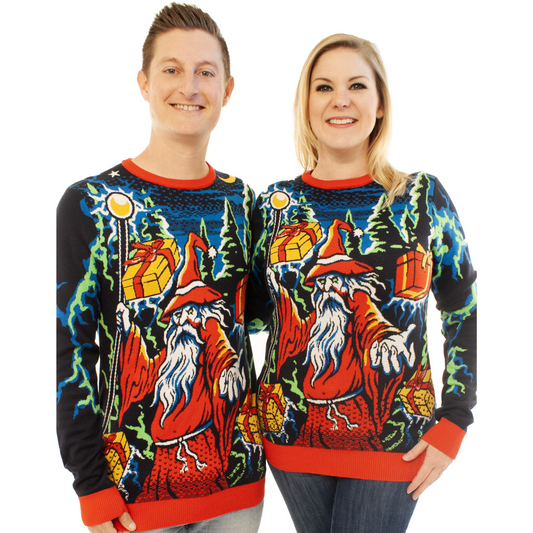 Wizard Santa | For Men & Women | Unisex Sizing Ugly Christmas Sweater - Holiday Gift product image
