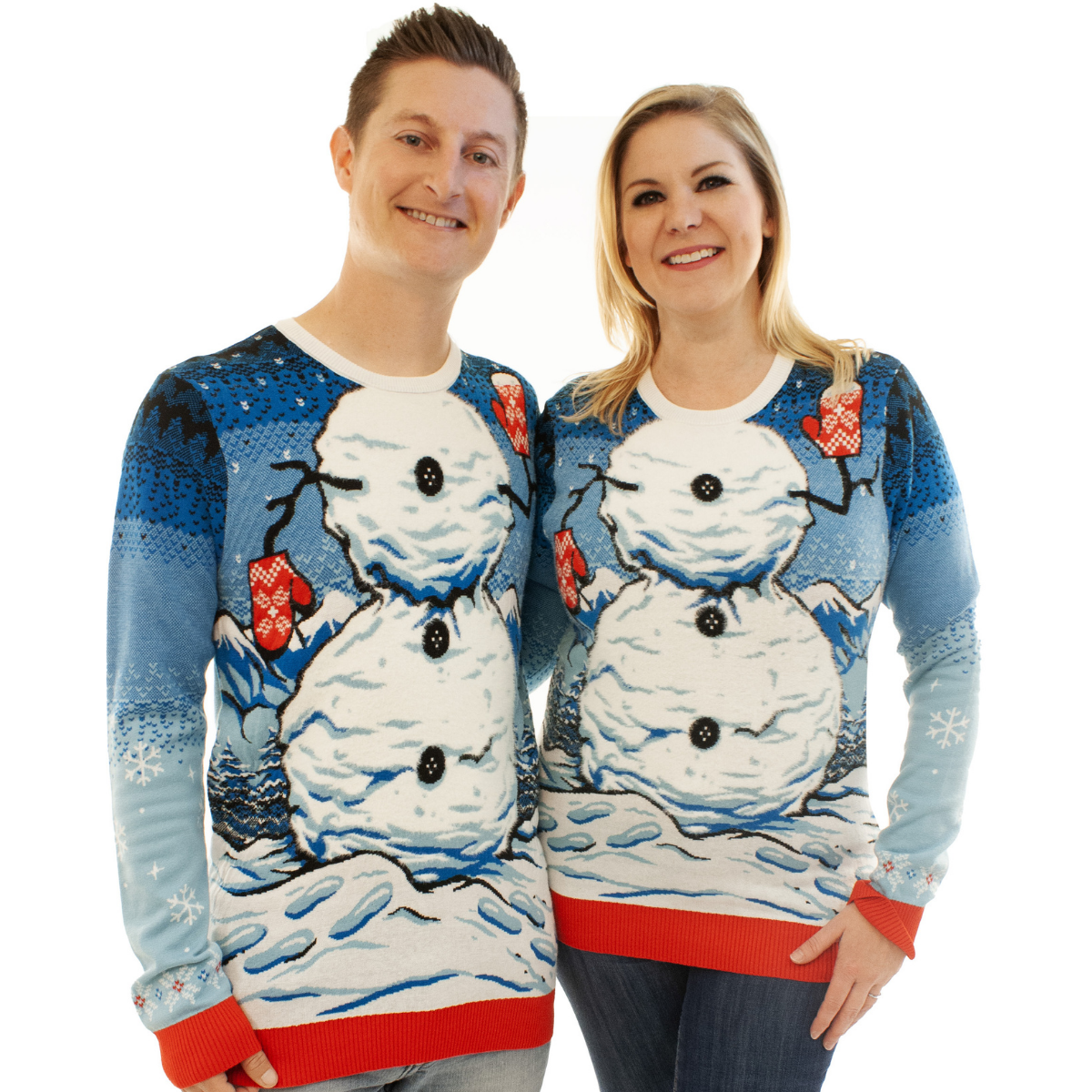 Snowman | For Men & Women | Unisex Sizing Ugly Christmas Sweater - Holiday Gift product image