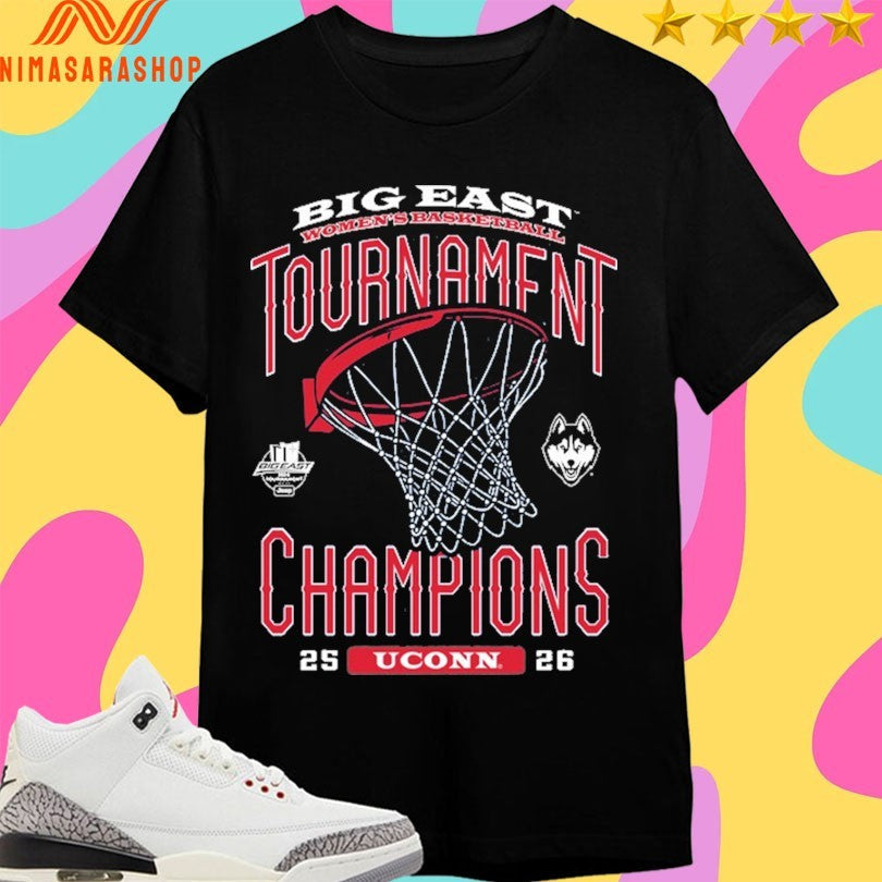 UConn Big East Women’s Basketball Tournament - Adult & Kids T-Shirts, Sweatshirts & Hoodies apparel design preview 1