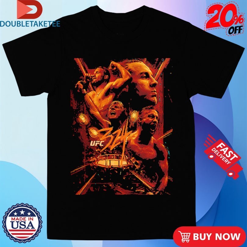 UFC 324 Justin Gaethje Vs Paddy Pimblett On January - Adult & Kids T-Shirts, Sweatshirts & Hoodies apparel design preview 1