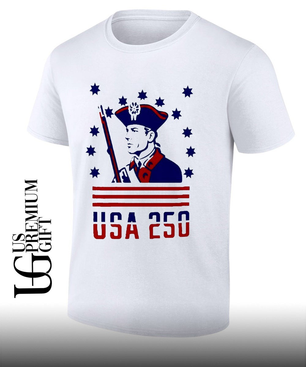 USA 250 Patriot America 250th Anniversary - Adult & Kids T-Shirts, Sweatshirts & Hoodies apparel design preview 1