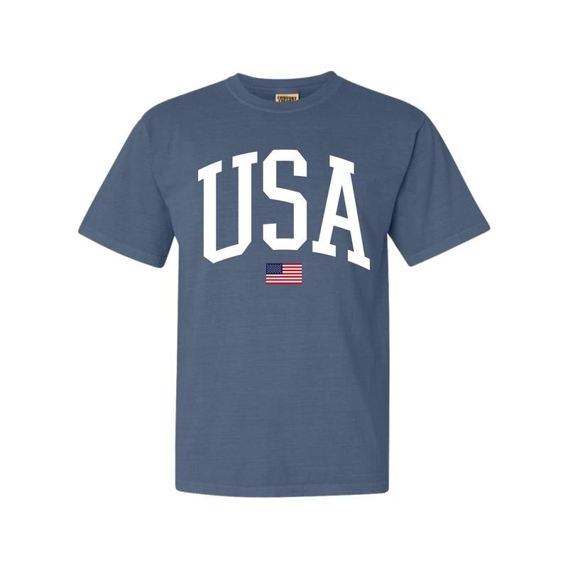 USA Flag Summer - Adult & Kids T-Shirts, Sweatshirts & Hoodies apparel design preview 1