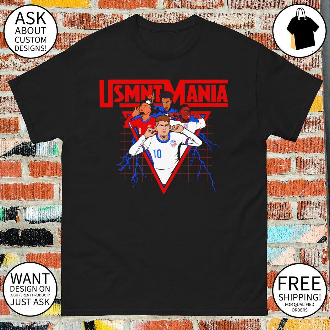 USA Football USMNT Mania 2026 World Cup - Adult & Kids T-Shirts, Sweatshirts & Hoodies apparel design preview 1