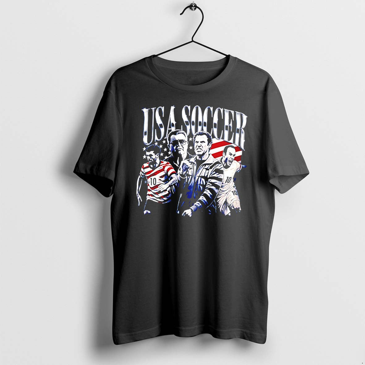 Usa Soccer Player Collage Sweater Jpg - Adult & Kids T-Shirts, Sweatshirts & Hoodies apparel design preview 1