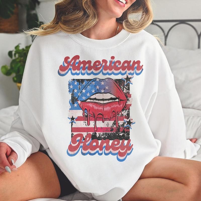 USA Freedom Tour Patriotic Retro American Rocker 4th - Adult & Kids T-Shirts, Sweatshirts & Hoodies apparel design preview 1