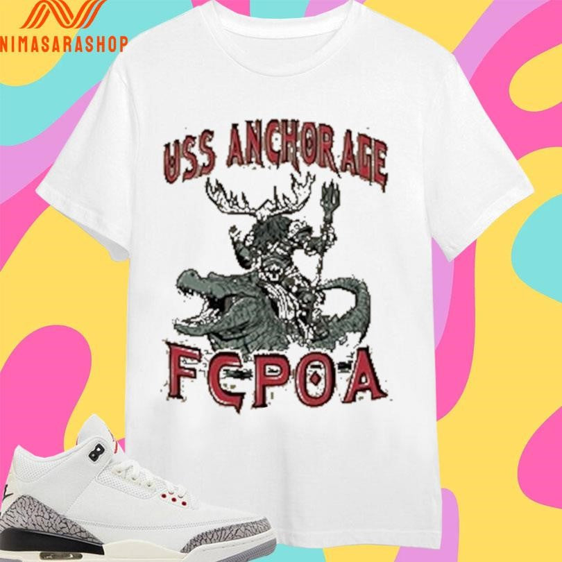 USS Anchorage FCPOA LPD 23 - Adult & Kids T-Shirts, Sweatshirts & Hoodies apparel design preview 1