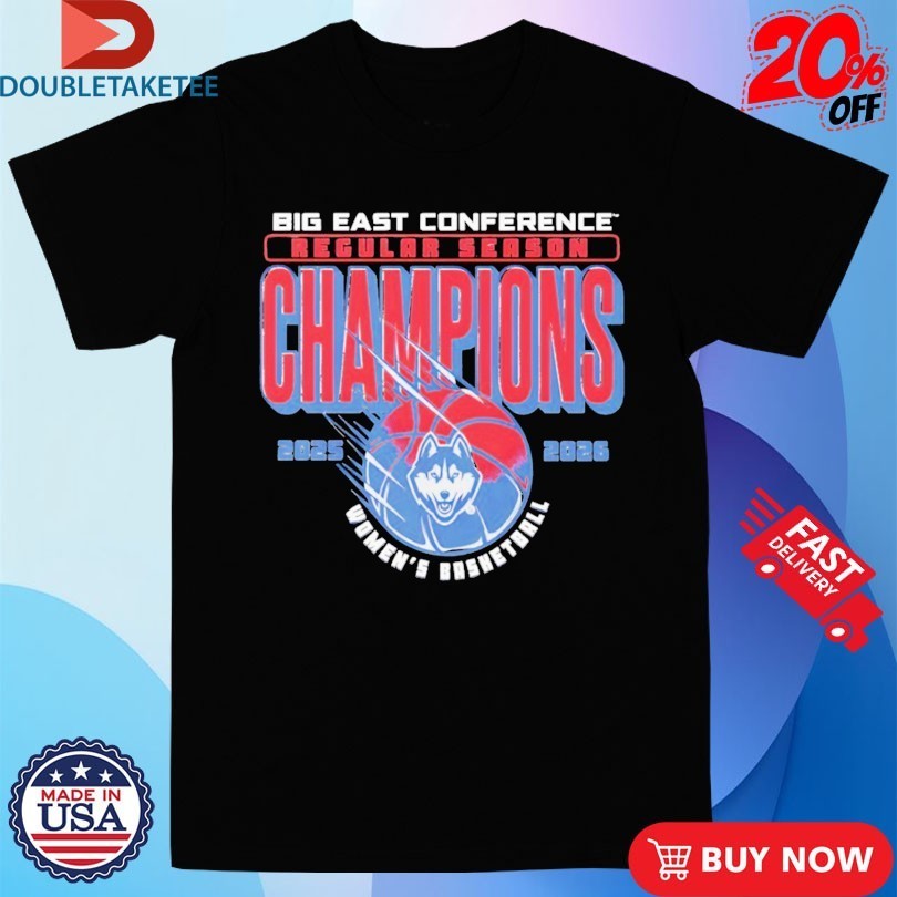 Uconn Huskies Women's Basketball 2025 2026 Big East - Adult & Kids T-Shirts, Sweatshirts & Hoodies apparel design preview 1