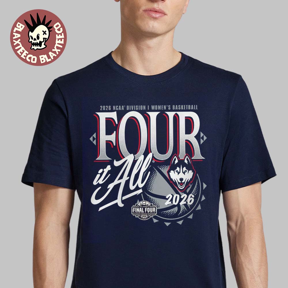 Uconn Huskies Women's Basketball 2026 NCAA Final Four - Adult & Kids T-Shirts, Sweatshirts & Hoodies apparel design preview 1