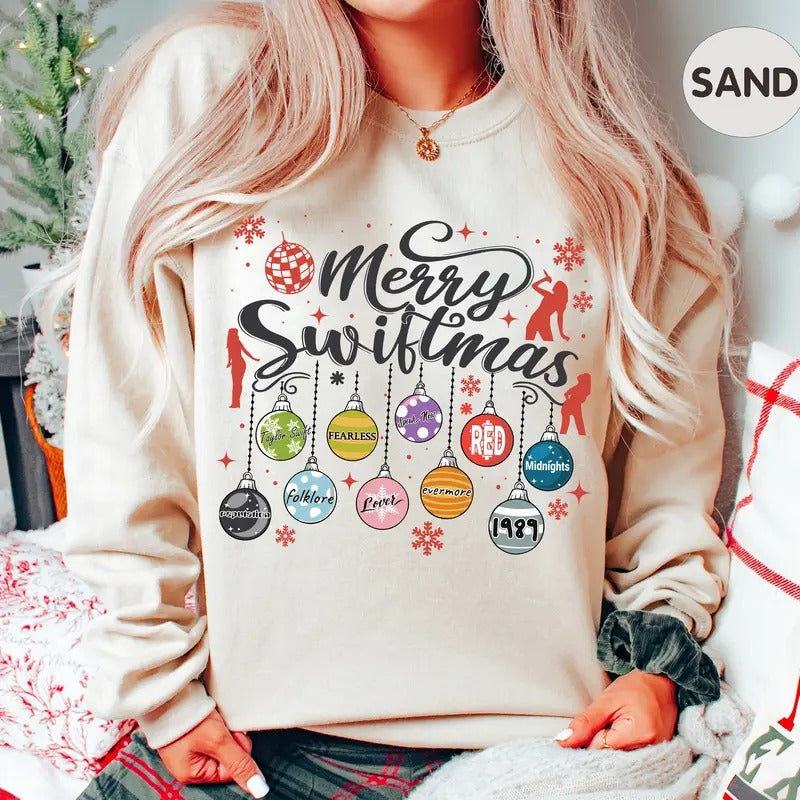 Ugly Merry Swiftmas TS 1989 Her - Adult & Kids T-Shirts, Sweatshirts & Hoodies apparel design preview 1