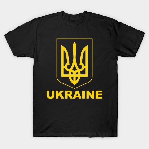 Ukraine Map Bold Supporters - Adult & Kids T-Shirts, Sweatshirts & Hoodies apparel design preview 1