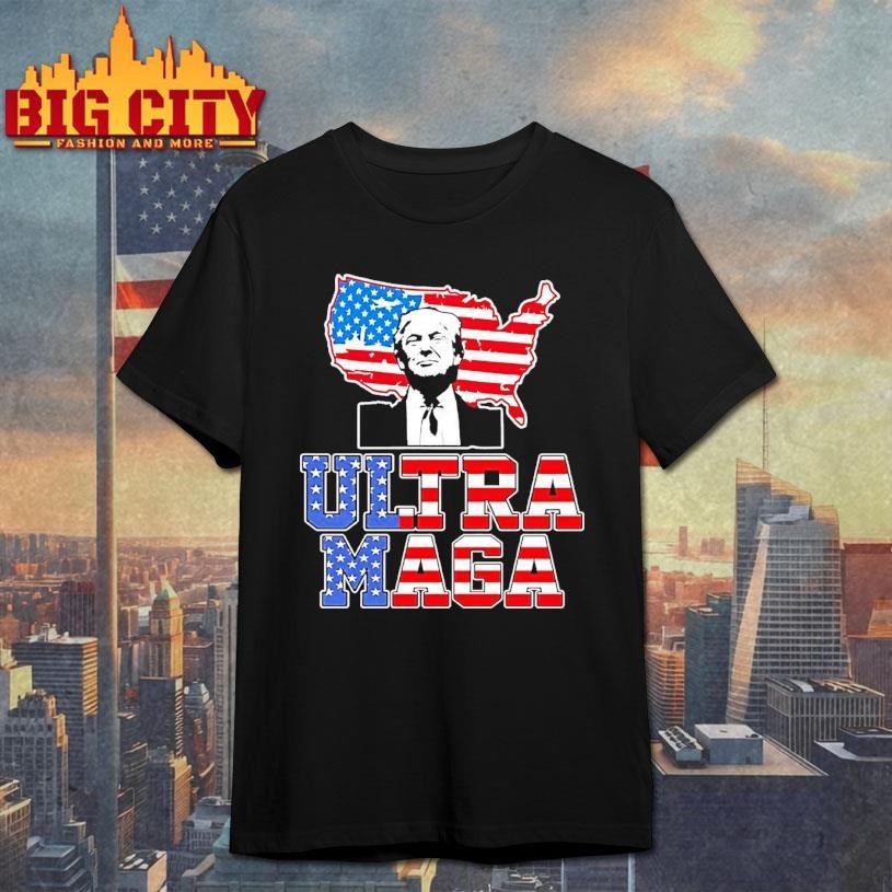 Ultra Mega Patriotic Trump Republicans Usa Flag - Adult & Kids T-Shirts, Sweatshirts & Hoodies apparel design preview 1