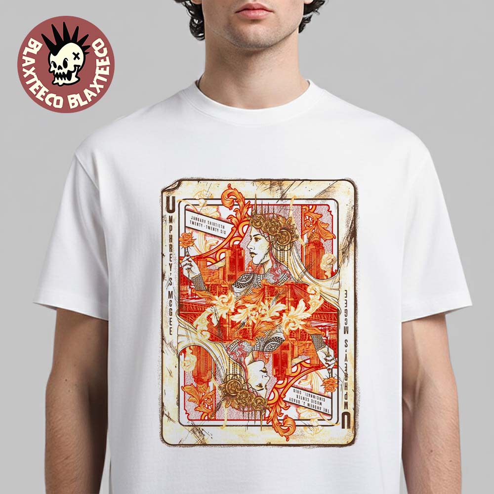 Umphrey's McGee Cincinnati Ohio 2026 Event Poster At - Adult & Kids T-Shirts, Sweatshirts & Hoodies apparel design preview 1