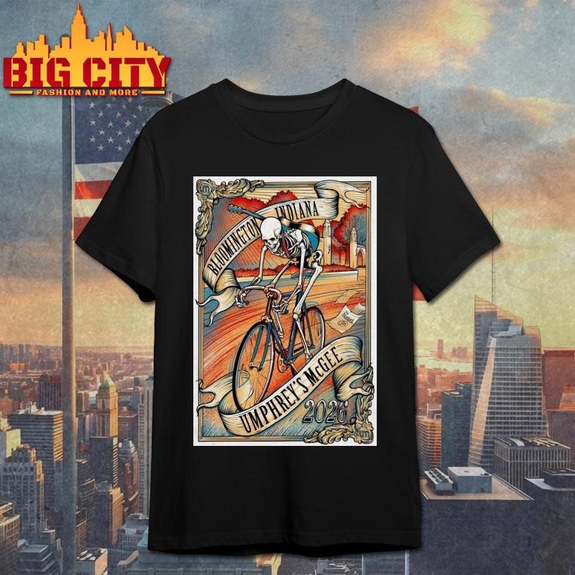 Umphrey's McGee Event Bloomington IN On Jan 29 2026 - Adult & Kids T-Shirts, Sweatshirts & Hoodies apparel design preview 1
