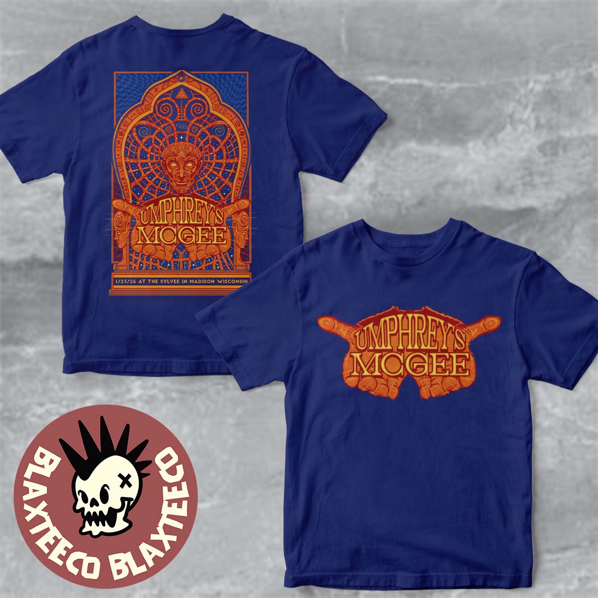 Umphrey's McGee Madison Wisconsin 2026 Gig Poster At - Adult & Kids T-Shirts, Sweatshirts & Hoodies apparel design preview 1