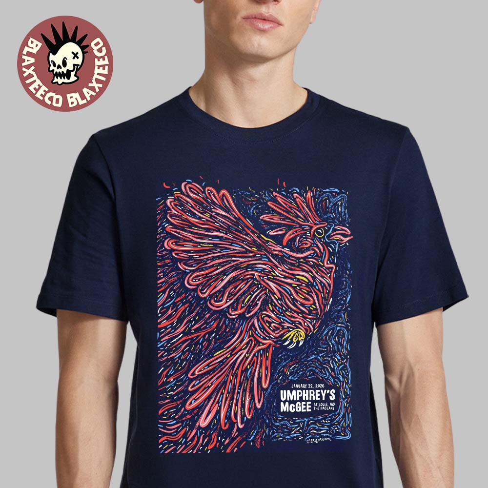Umphrey's McGee St Louis Missouri 2026 Gig Poster At - Adult & Kids T-Shirts, Sweatshirts & Hoodies apparel design preview 1