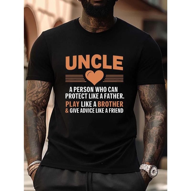 [Uncle Heart Print Summer Casual Versatile Top Made - Adult & Kids T-Shirts, Sweatshirts & Hoodies apparel design preview 1