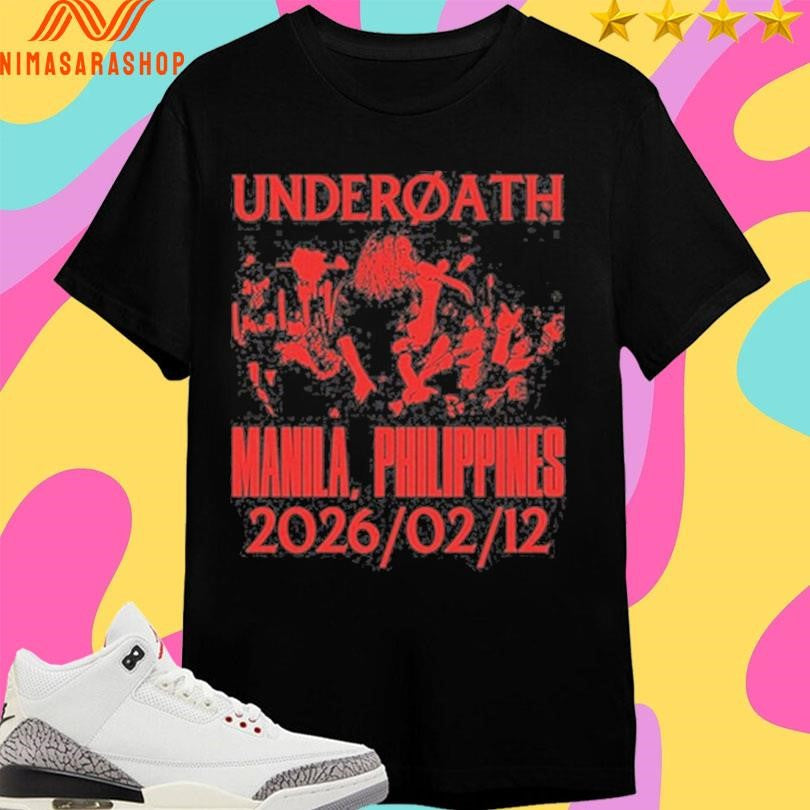 Underoath Manila Philippines 2026 02 12 - Adult & Kids T-Shirts, Sweatshirts & Hoodies apparel design preview 1