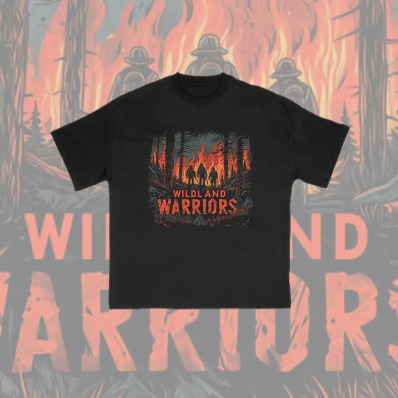100% Cotton Wildland Warriors Print Vintage Cowboys - Adult & Kids T-Shirts, Sweatshirts & Hoodies apparel design preview 1