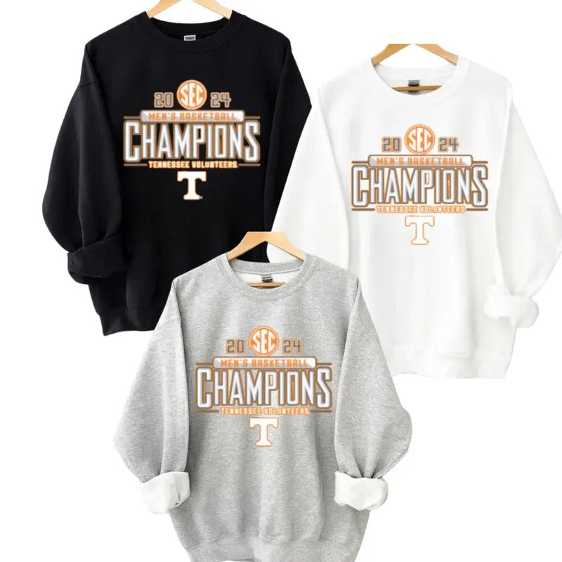 Blue 84 Tennessee Orange Volunteers 2024 SEC - Adult & Kids T-Shirts, Sweatshirts & Hoodies apparel design preview 1
