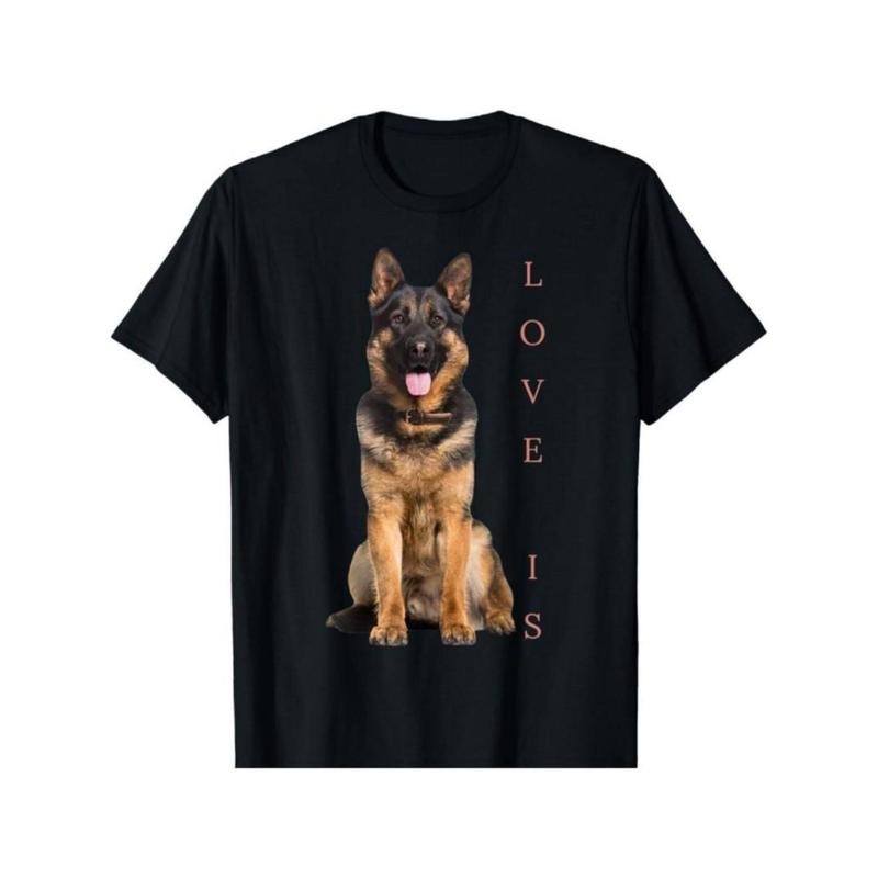 German Shepherd Shepard Dog Mom Dad Love Pet Puppy - Adult & Kids T-Shirts, Sweatshirts & Hoodies apparel design preview 1