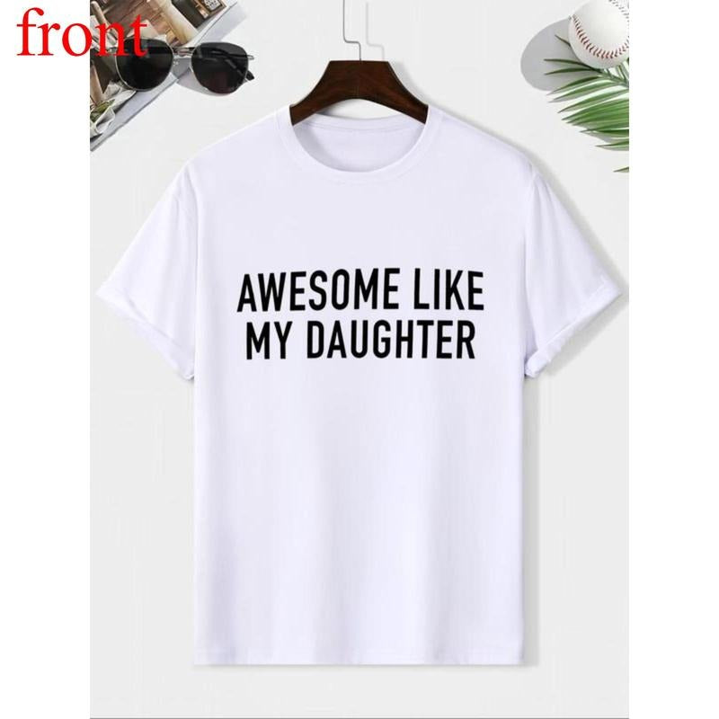 Letter Print Round Neck Casual Comfy Breathable - Adult & Kids T-Shirts, Sweatshirts & Hoodies apparel design preview 1