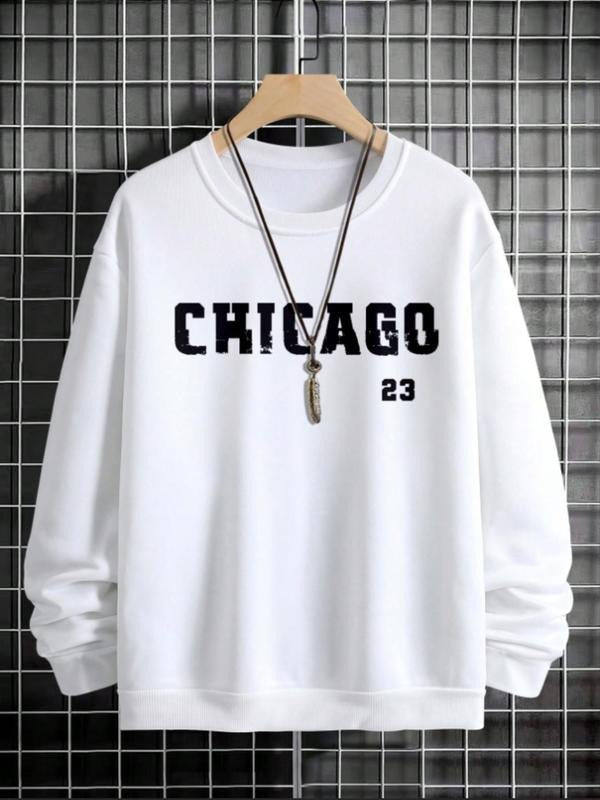 Letter Number Print Drop Shoulder Essentials Without - Adult & Kids T-Shirts, Sweatshirts & Hoodies apparel design preview 1