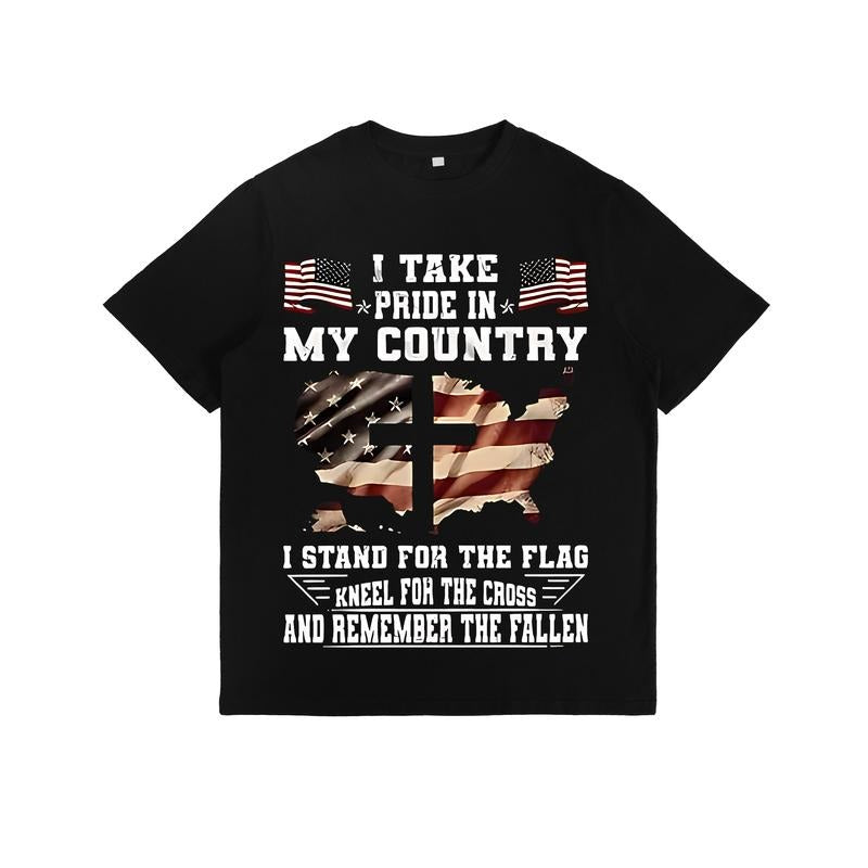 Celebrating Patriotism: "I Take Pride My Country - Adult & Kids T-Shirts, Sweatshirts & Hoodies apparel design preview 1