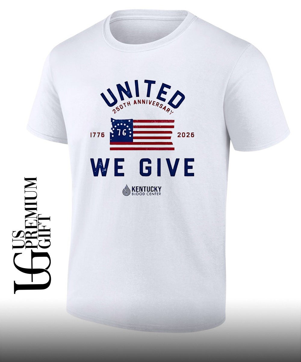 United We Give 250Th Anniversary 1776-2026 flag - Adult & Kids T-Shirts, Sweatshirts & Hoodies apparel design preview 1