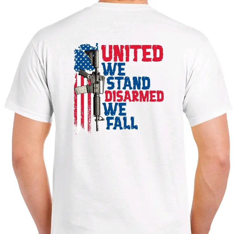 United We Stand. Disarmed Fall Cotton - Adult & Kids T-Shirts, Sweatshirts & Hoodies apparel design preview 1