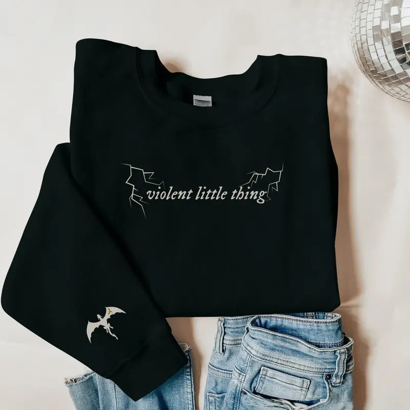 [Up 5XL] Violent Little Thing Dragon Sleeve Print - Adult & Kids T-Shirts, Sweatshirts & Hoodies apparel design preview 1