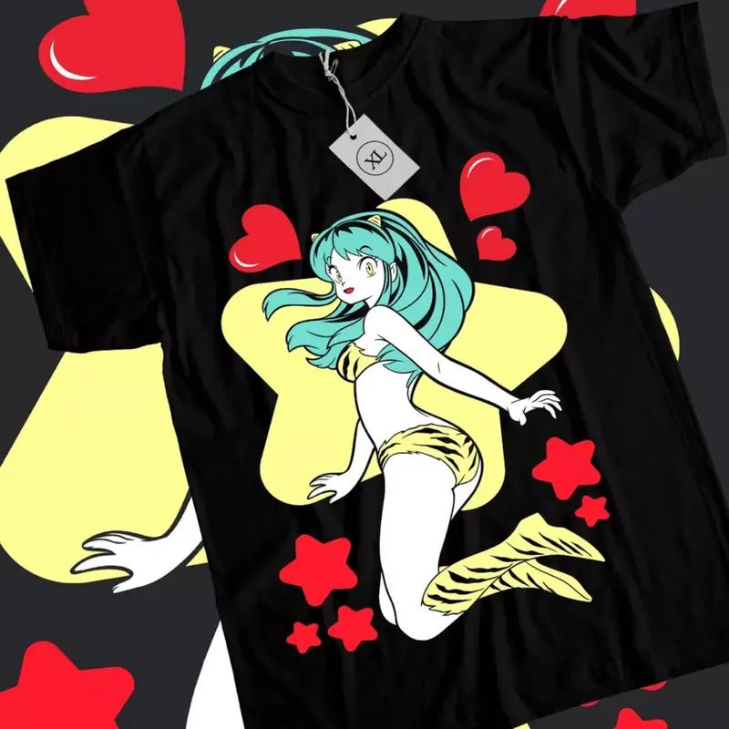 Urusei Yatsura Anime Lum Invader Girl Manga Lover - Adult & Kids T-Shirts, Sweatshirts & Hoodies apparel design preview 1