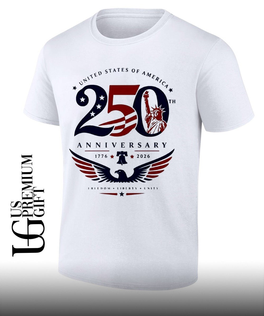 Usa 250th Anniversary 1776 2026 Statue Of Liberty - Adult & Kids T-Shirts, Sweatshirts & Hoodies apparel design preview 1