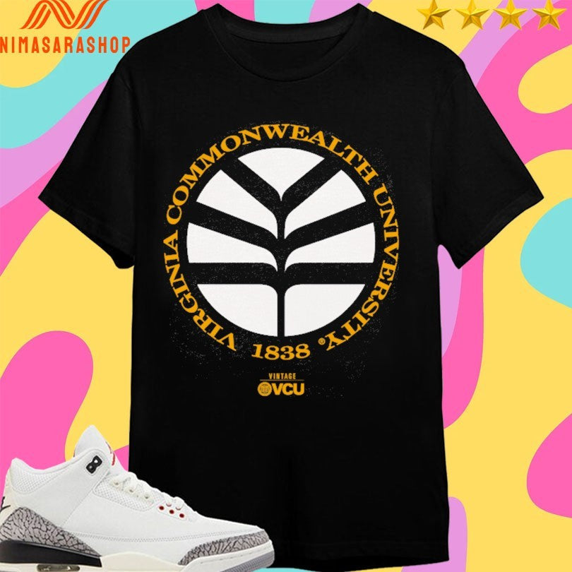 VCU Vintage Virginia Commonwealth University 1838 - Adult & Kids T-Shirts, Sweatshirts & Hoodies apparel design preview 1