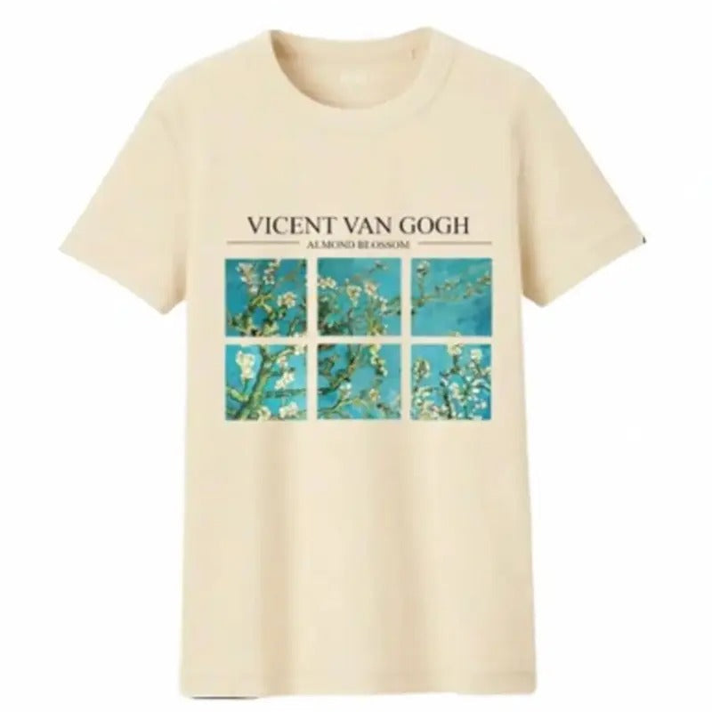 VICENT VAN GOGH Retro Cute Vintage Art All Size - Adult & Kids T-Shirts, Sweatshirts & Hoodies apparel design preview 1