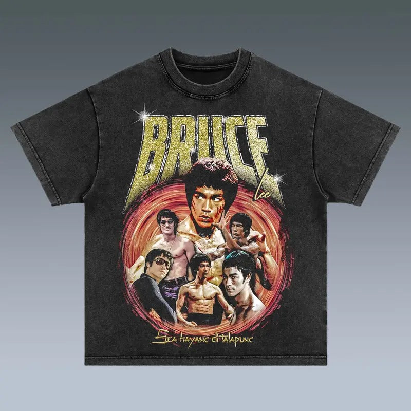 VINTAGE BRuCE LEe Trending Movie 90s Fans Him Her - Adult & Kids T-Shirts, Sweatshirts & Hoodies apparel design preview 1