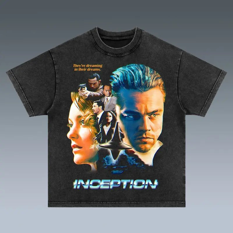 VINTAGE INCEPTION Trending Movie 90s Fans Him Her - Adult & Kids T-Shirts, Sweatshirts & Hoodies apparel design preview 1