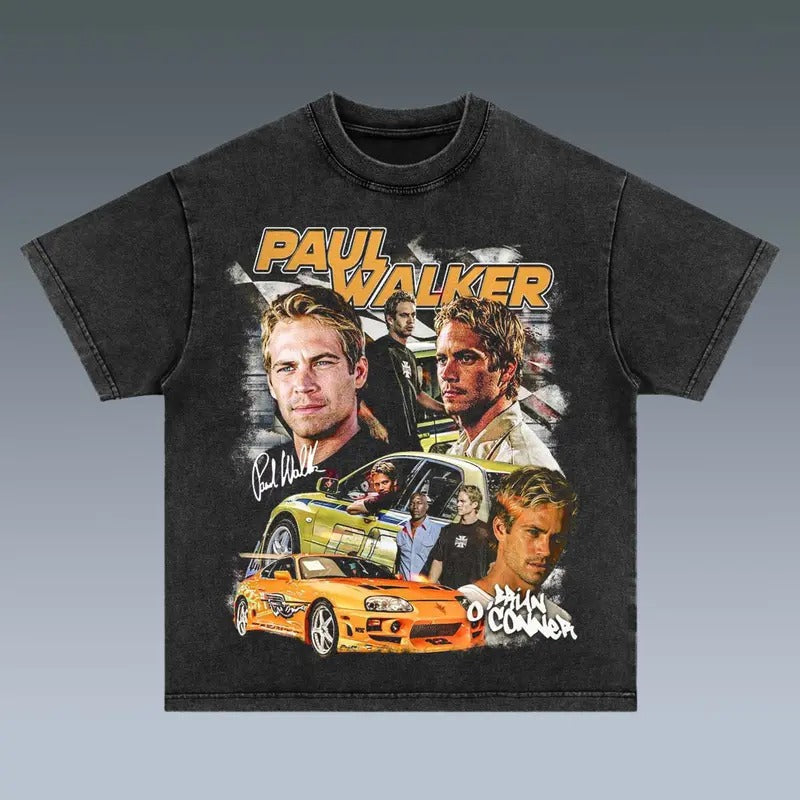 VINTAGE PAUL WALKER Trending Movie 90s Fans Him Her - Adult & Kids T-Shirts, Sweatshirts & Hoodies apparel design preview 1