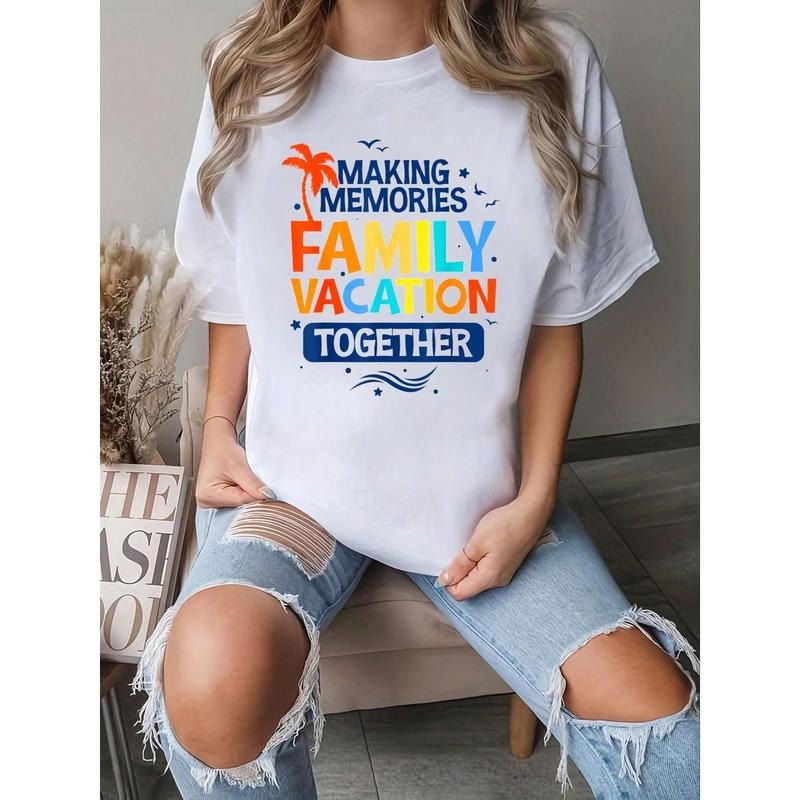 Vacation Cruise Print Short Sleeve Casual Breathable - Adult & Kids T-Shirts, Sweatshirts & Hoodies apparel design preview 1