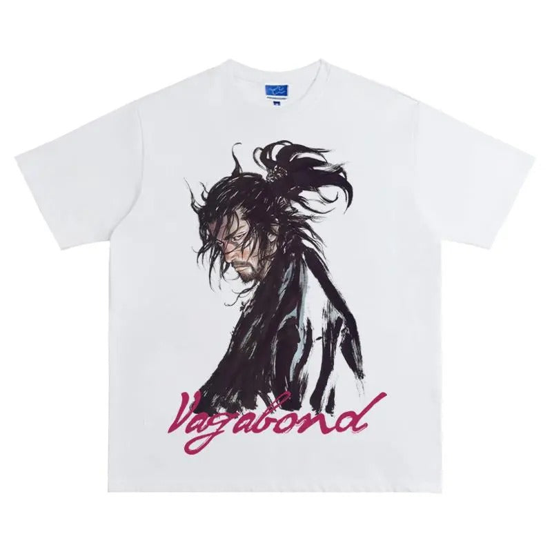 Vagabond "Miyamoto Musashi" Vintage Anime 100% Cotton - Adult & Kids T-Shirts, Sweatshirts & Hoodies apparel design preview 1