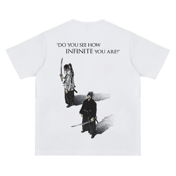 Vagabond "Sun" Vintage Anime 100% Cotton Original Top - Adult & Kids T-Shirts, Sweatshirts & Hoodies apparel design preview 1