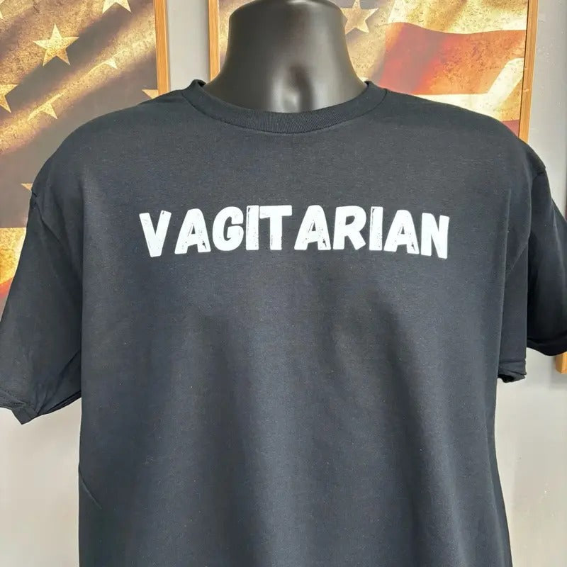 Vagitarian 100% Cotton Menswear Soft Top - Adult & Kids T-Shirts, Sweatshirts & Hoodies apparel design preview 1