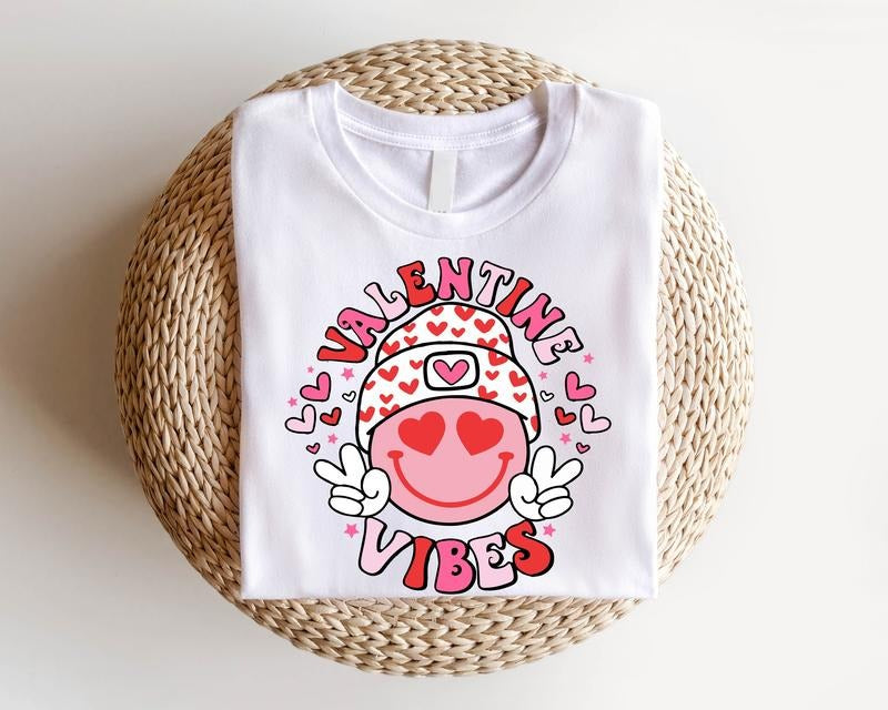 Valentine Retro Valentines I Love You Wife Groovy - Adult & Kids T-Shirts, Sweatshirts & Hoodies apparel design preview 1