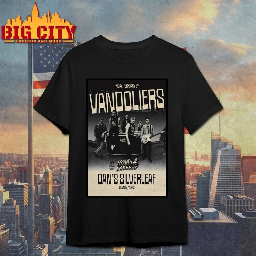 Vandoliers Dan's Silverleaf In Denton TX Feb 6 2026 - Adult & Kids T-Shirts, Sweatshirts & Hoodies apparel design preview 1