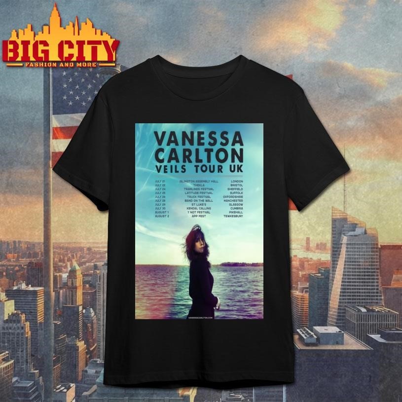 Vanessa Carlton Veils Tour UK 2026 Poster - Adult & Kids T-Shirts, Sweatshirts & Hoodies apparel design preview 1