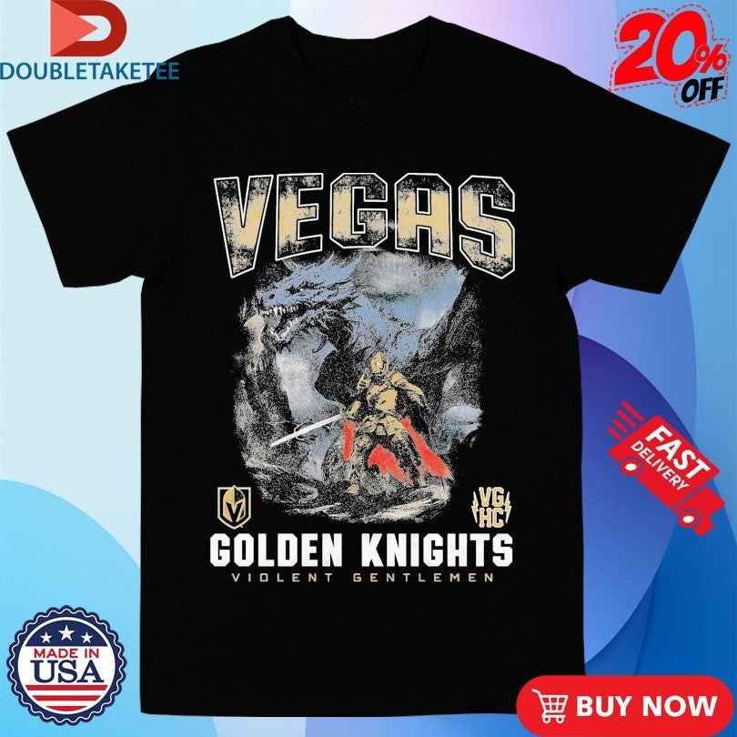 Vegas Golden Knights Dragon Warrior - Adult & Kids T-Shirts, Sweatshirts & Hoodies apparel design preview 1