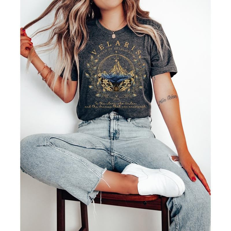 Velaris ACOTAR City Starlight Best Price - Adult & Kids T-Shirts, Sweatshirts & Hoodies apparel design preview 1